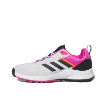 Adidas Zoysia Spikeless Golf Shoes 'Dash Grey Black Lucid Fuchsia' Women's