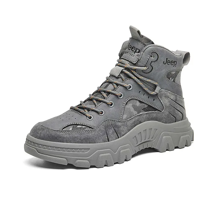 Jeep Casual Outdoor Boots Unisex Gray-3