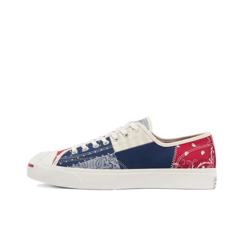 Converse Jack Purcell Canvas Shoes Unisex Low-Top Red/White/Blue