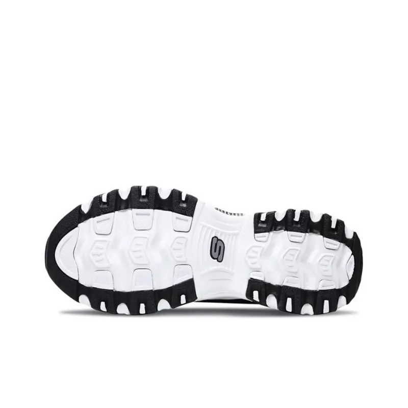 Skechers D'Lites 1.0 'Black White'-4