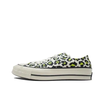 Converse Chuck Taylor All Star 70 Ox Leopard White Bold Lime Women's