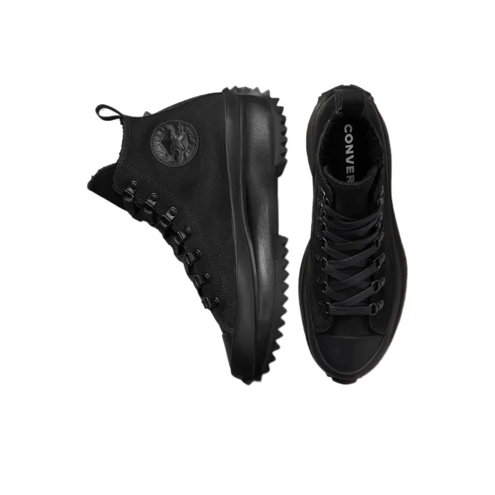 Converse Run Star Hike High 'Triple Black Sherpa'-3