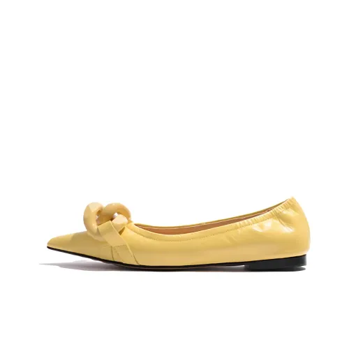 STEVE MADDEN Casual Single Shoes Women's Yellow