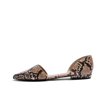 STEVE MADDEN Chunky Heel Casual Shoes 1.5cm Women's Snakeskin Print