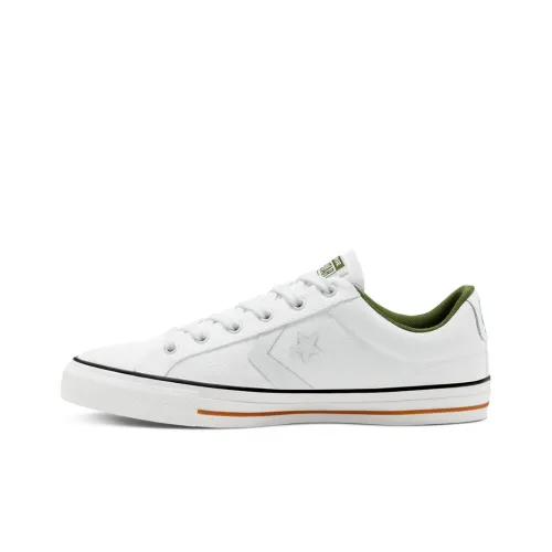 Converse Star Player 76 Canvas Shoes Unisex Low-Top Pure White