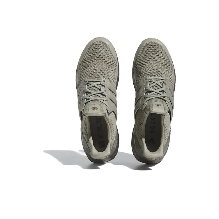 Adidas Ultra Boost Spikeless Golf Silver Pebble Olive Strata-4