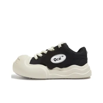 Ocai 002 Smile Canvas Shoes Unisex Vintage Black