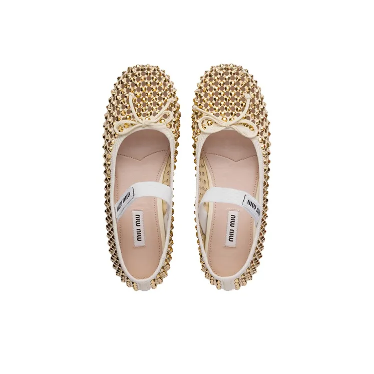MIU MIU Casual Single Shoes Women's Yellow-4