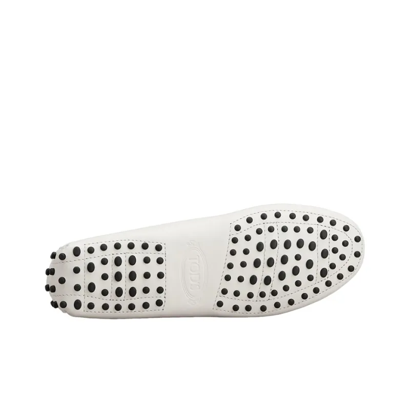 TOD'S Gommino Flat Shoes Women's White-4