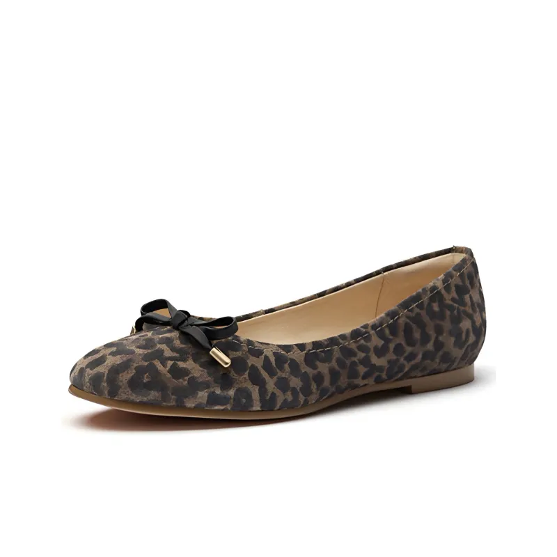 Clarks Women's Casual Shoes Women's Low-Top Leopard Print-2