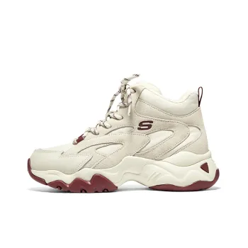 Skechers D'lites 3.0 'White Burgundy' Women's