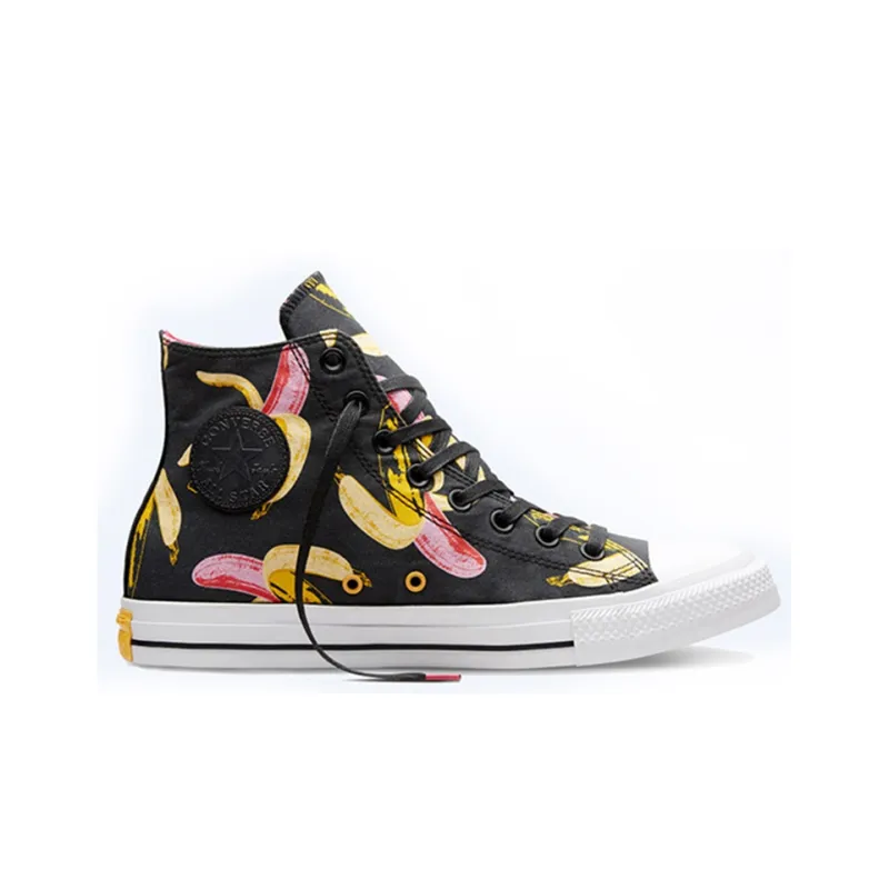 CLOT x Converse Chuck Taylor All Star Andy Warhol Canvas Shoes Unisex Black Multicolor-1