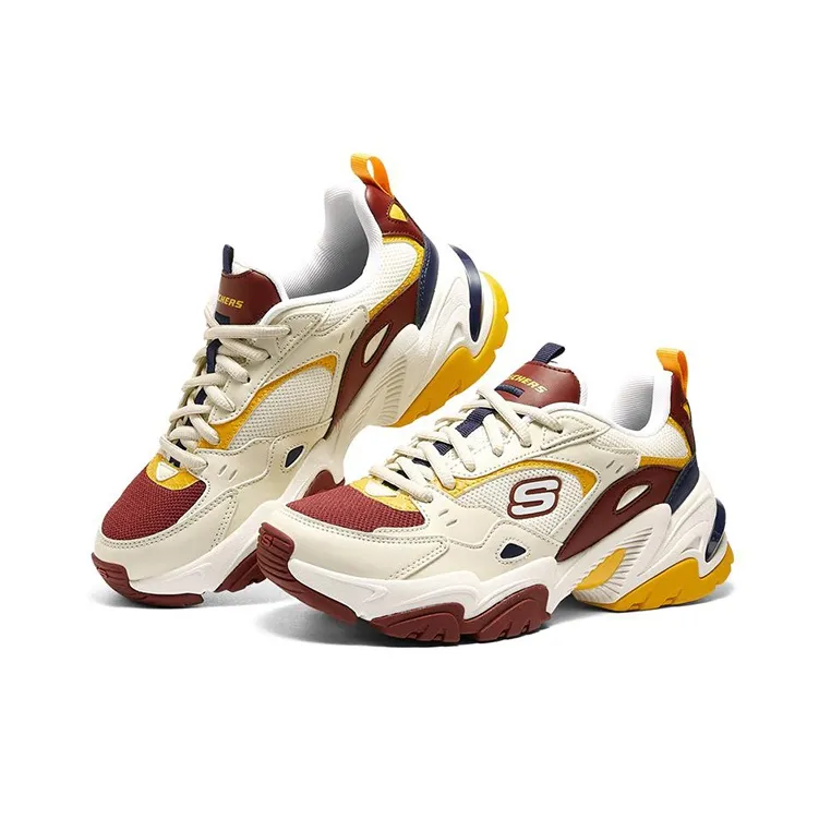 Skechers Stamina V2 'Creamyellow Red Yellow' Women's-2