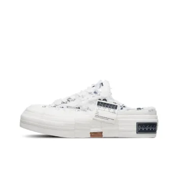 VESSEL Swan Dreams Low Top Canvas Shoes Unisex White Silver