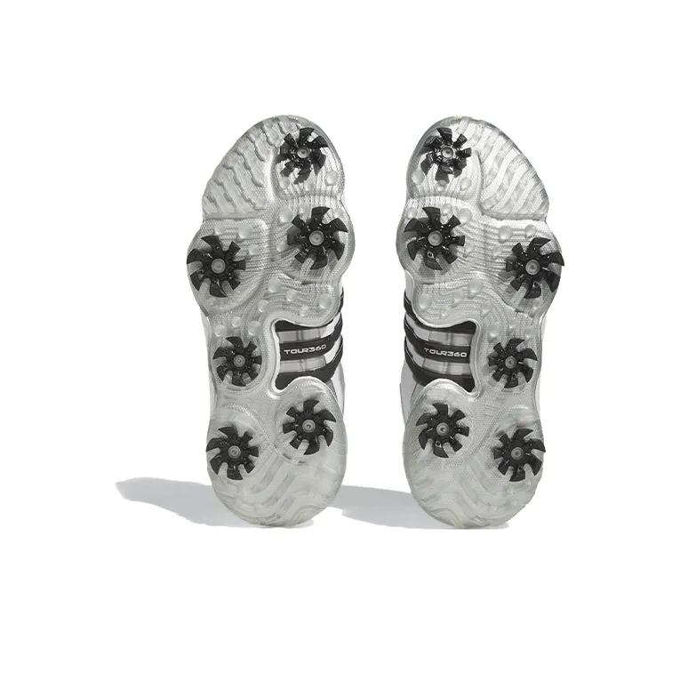 Adidas Tour360 22 Boost Golf Shoes 'Cloud White Black Silver Metallic'-5