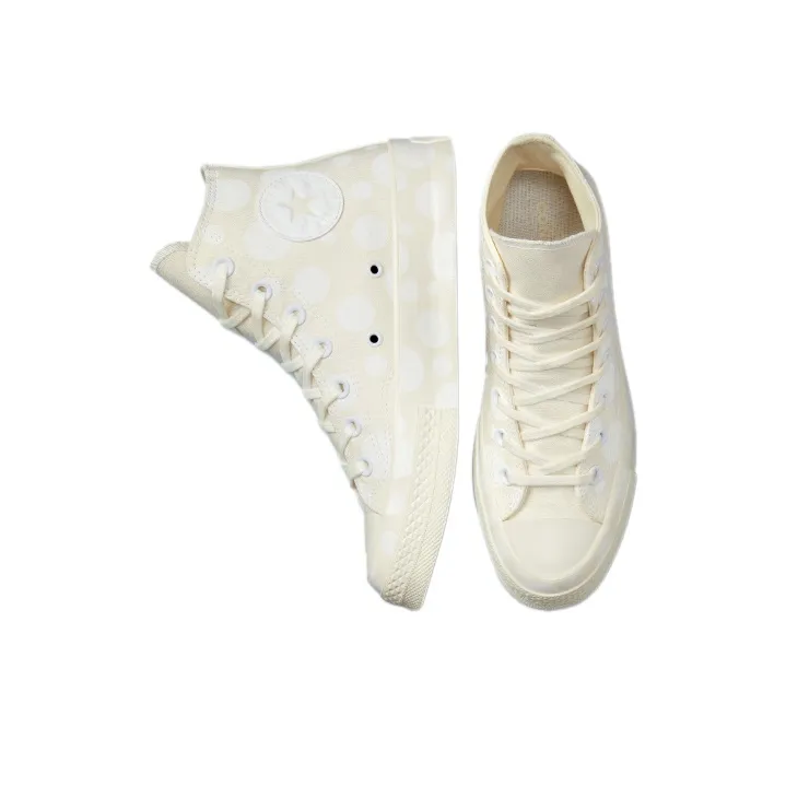 Converse Chuck Taylor All Star 70 Hi Polka Dots Egret White Egret Women's-3