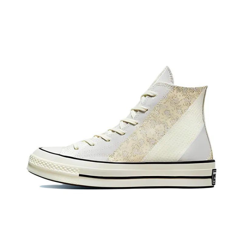 Converse Women's Chuck 70 High 'Embroidered Floral Pale Putty' Women's-0