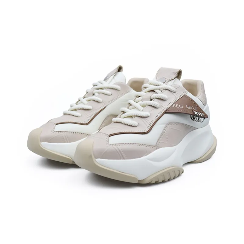 MORRELL MAXIE Chunky Sneakers Women's Low-Top Apricot-1