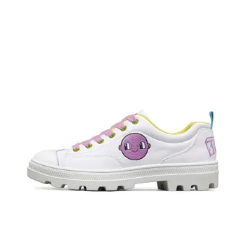 Skechers Jeremyville X Skechers Roadies Low Top Canvas Shoes White Women's