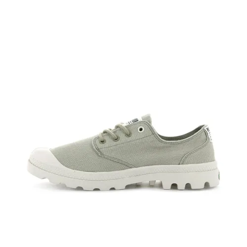 Palladium Pampa Ox Organic Anti-Slip And Wear-Resistant Breathable Low-Top Canvas Shoes Unisex Light Green