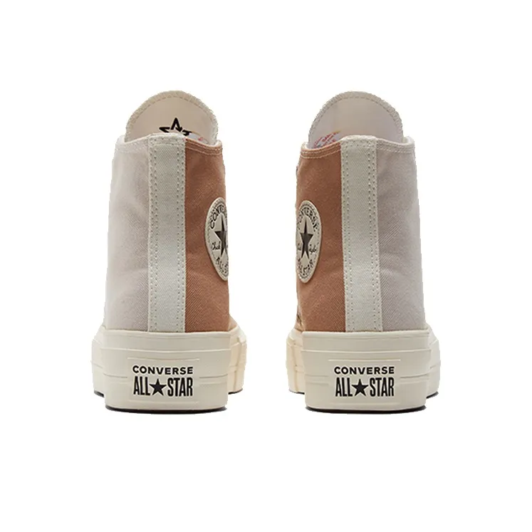 Chuck Taylor All Star Women's Converse Tri Panel High 'Color Block Hemp Desert Sand' Women's-4