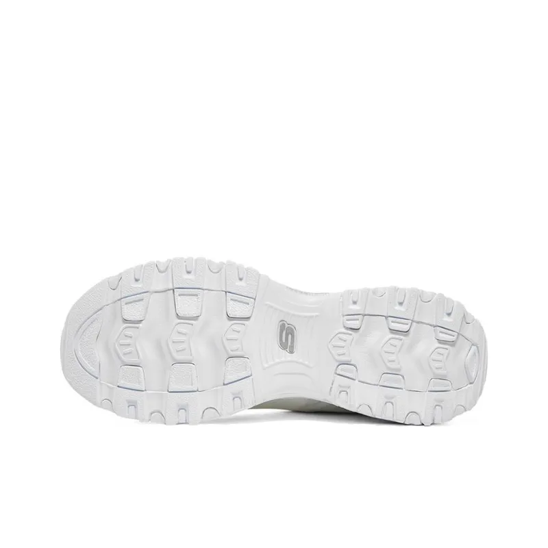 Skechers D Lites 1.0 Low Top Sneakers 'Cream White' Women's-4