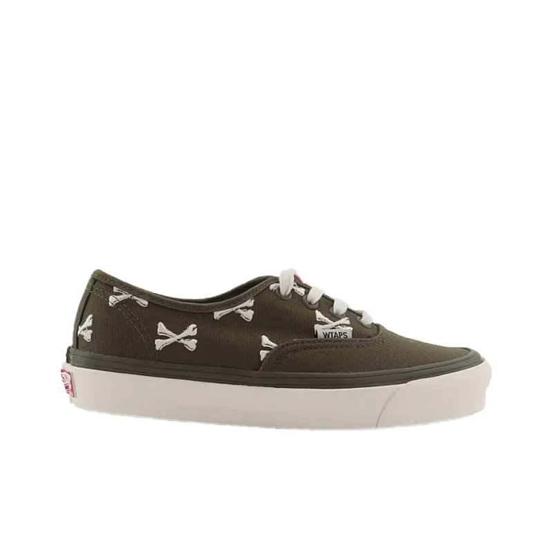Vans Authentic Wtaps Olive Crossbones-1