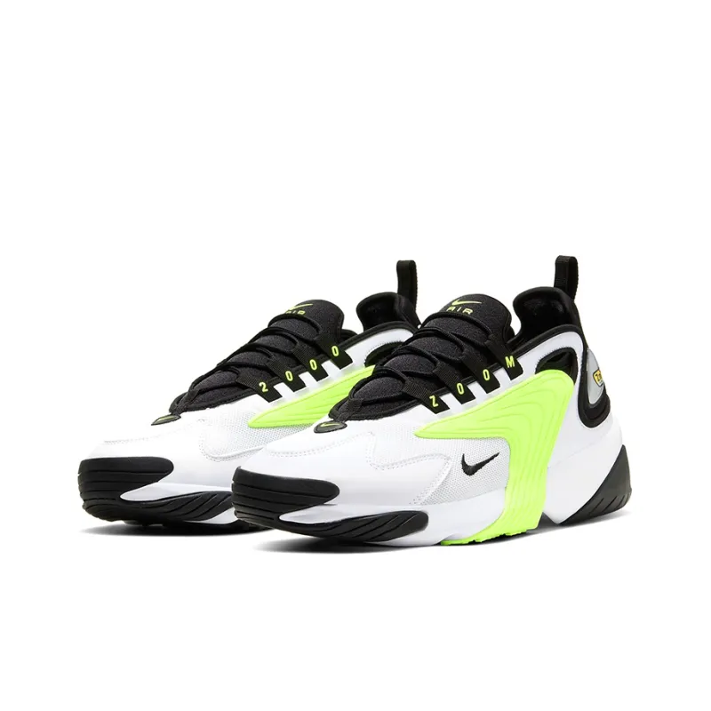 Nike Zoom 2K Black/White/Green-2