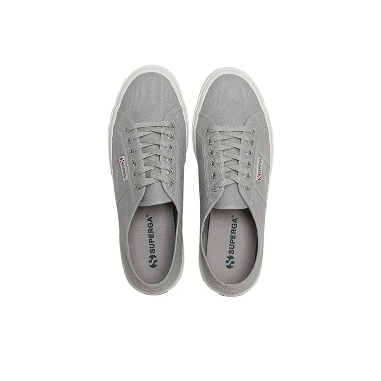 SUPERGA Canvas Shoes Unisex Low Top Light Gray-3