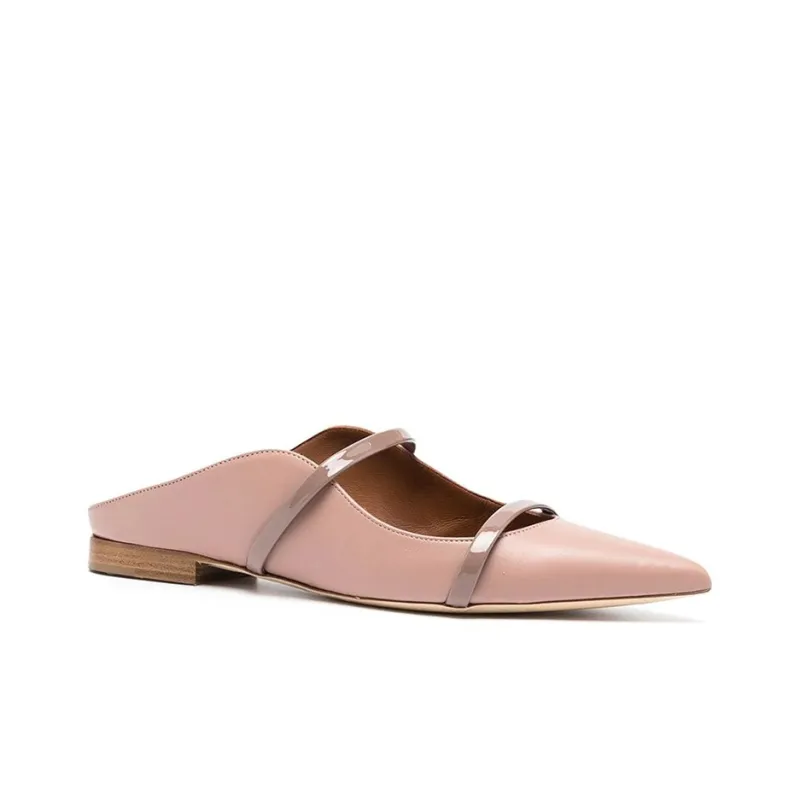 Malone Souliers Open Heel Ballerinas-1