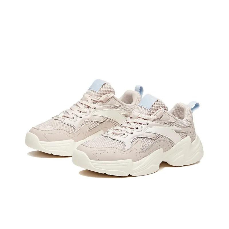 ANTA Chunky Sneakers Women's Low Top Lotus Gray-1
