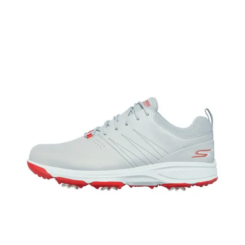 Skechers Go Golf Golf Shoes Men Low-Top Gray/Red