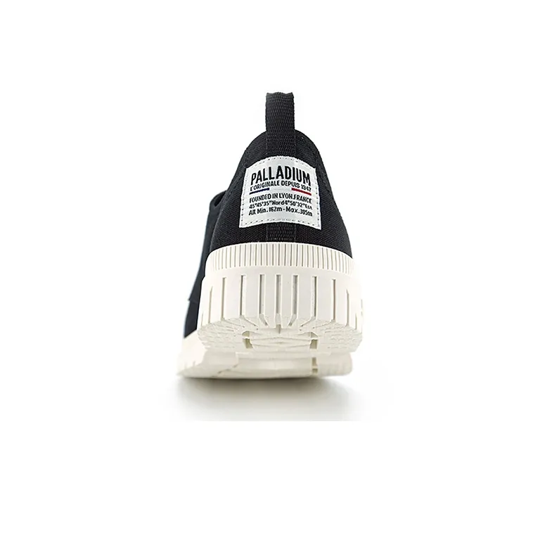 Palladium Pampa Sp20 Anti Slip Wear Resistant Breathable Lightweight Impact Resistant Low Top Canvas Shoes Unisex Black-3