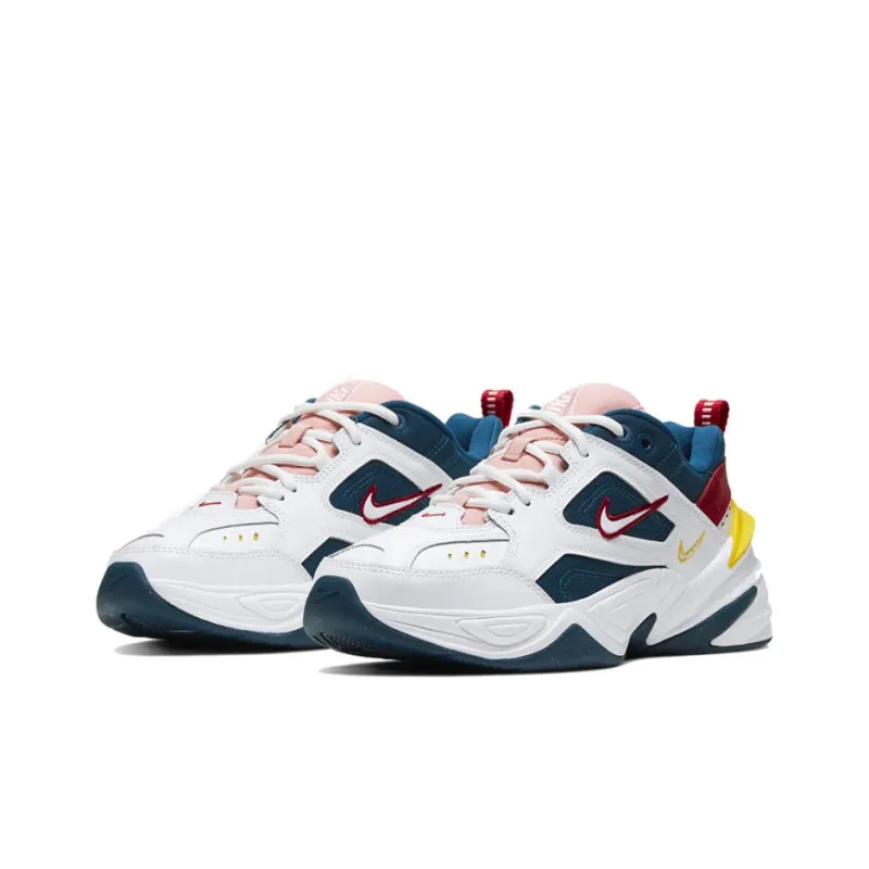 Nike M2K Tekno Blue Force Summit White Chrome Yellow Women's-2