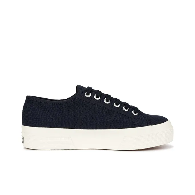 SUPERGA Lightweight Low-Top Canvas Shoes Women's Black-2