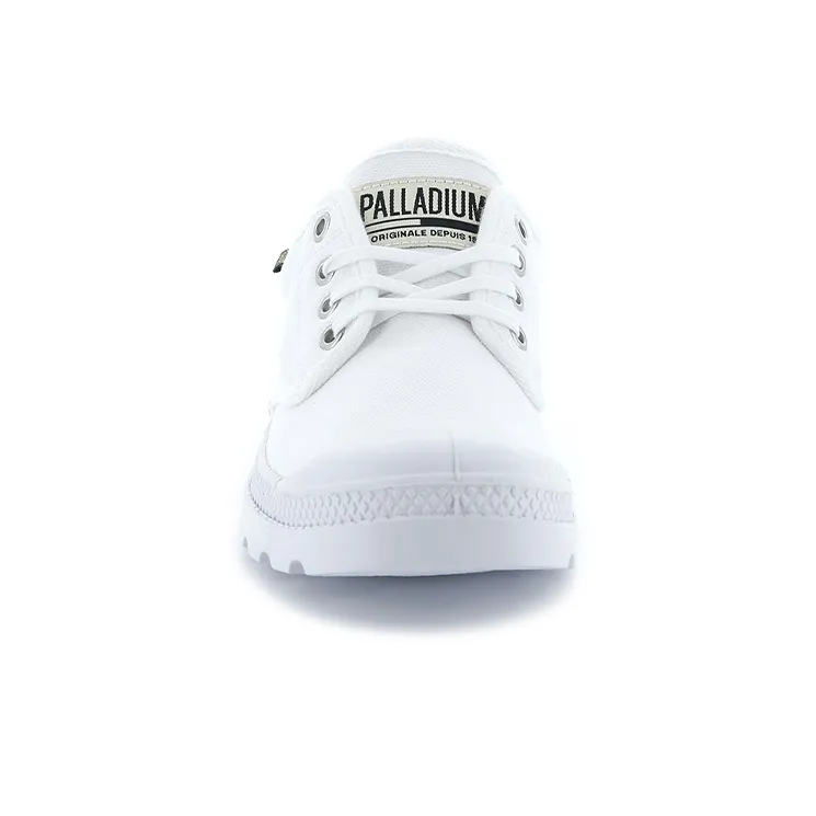 Palladium Pampa Ox Originale Slip Resistant, Abrasion Resistant, Breathable Low Top Canvas Shoes Unisex White-3