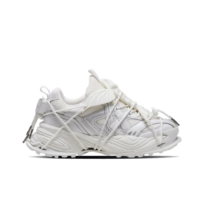 㦱 Wen Ray Low-Top Chunky Sneakers Unisex White-1