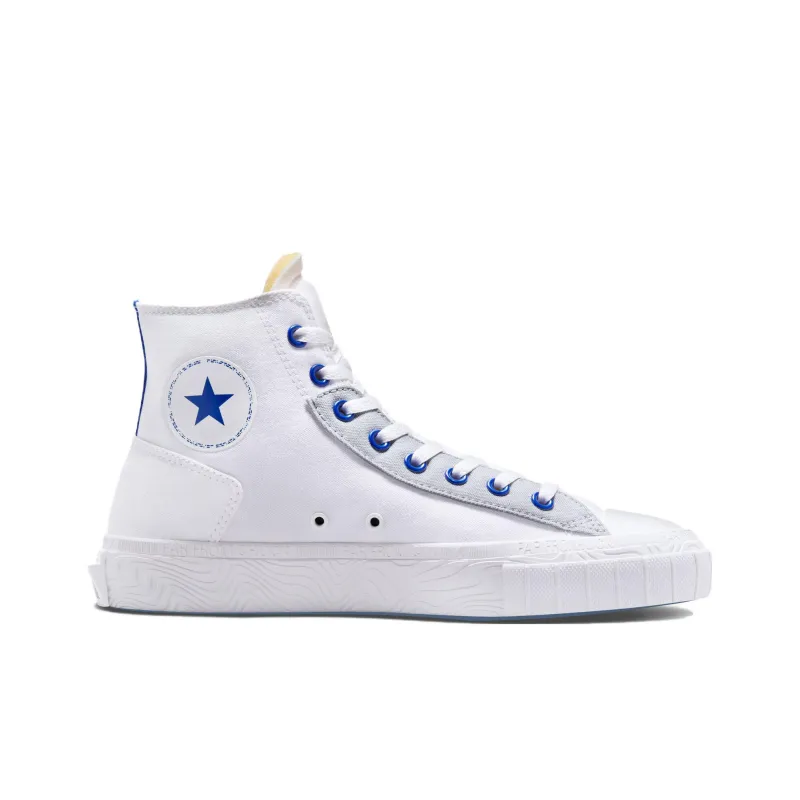 Converse Chuck Taylor All Star Colour Pop Anti Slip Wear Resistant High Top Canvas Shoes Unisex White Blue-1