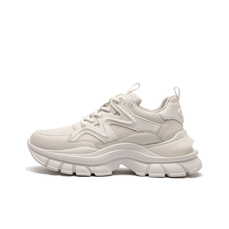 PACO GIL Low-Top Chunky Sneakers Women's Ecru-0