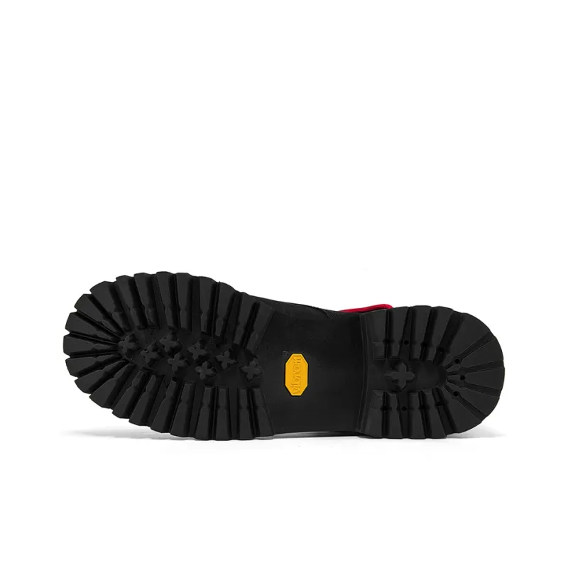 Timberland Holiday Luxe Waterproof Boot 'Black Nubuck Red' Women's-5