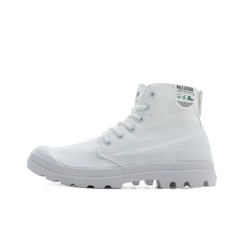 Palladium Pampa High Top Canvas Shoes Unisex White