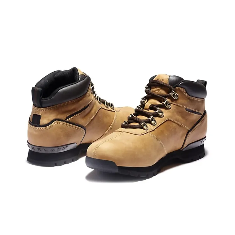 Timberland Splitrock Nubuck Mid Hiker Ankle-Length Outdoor Boots Earth Yellow-3
