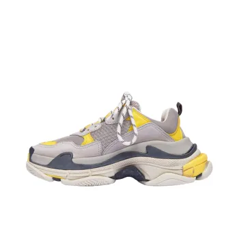Balenciaga Triple S Grey Yellow Women's