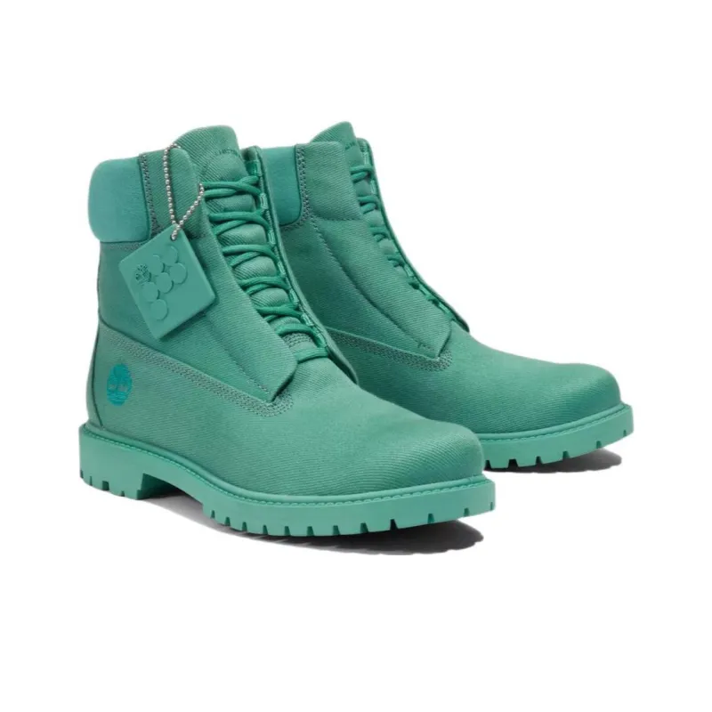 PANGAIA x Timberland PREMIUM Waterproof 6 inch Waterproof And Wear resistant Short Outdoor Boots Women's Green-2