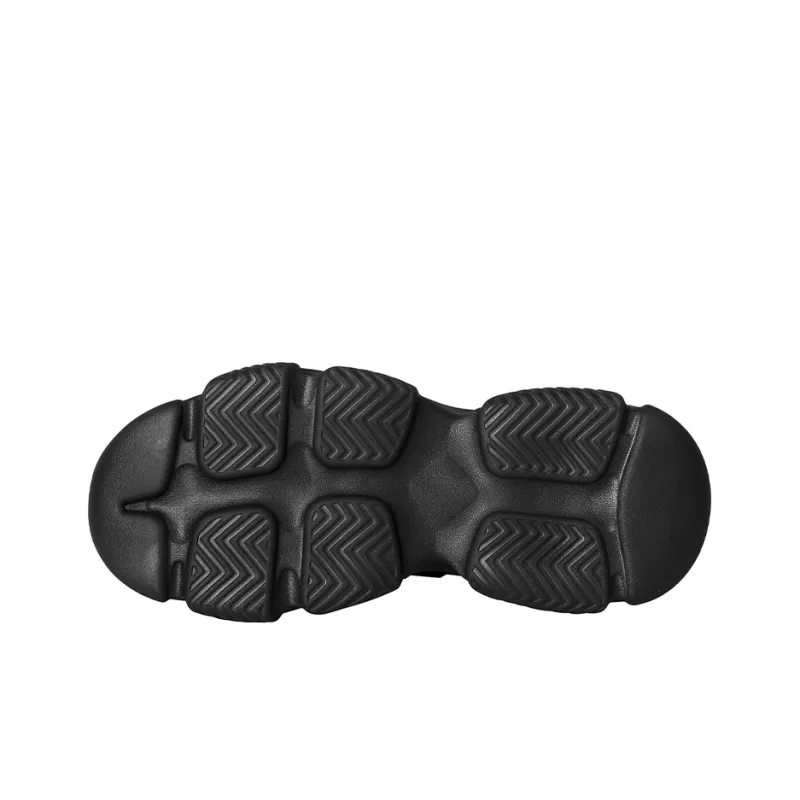 PACO GIL Chunky Sneakers Women's Low-Top Black-5