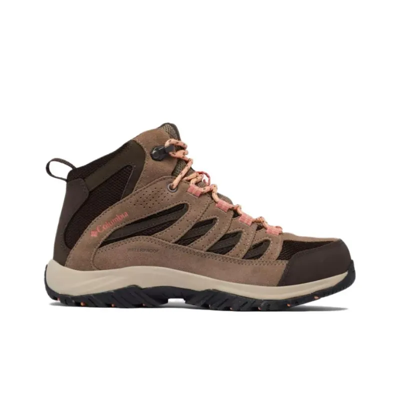 Columbia Wear resistant And Waterproof Mid Top Outdoor Shoes Women's Umber-1