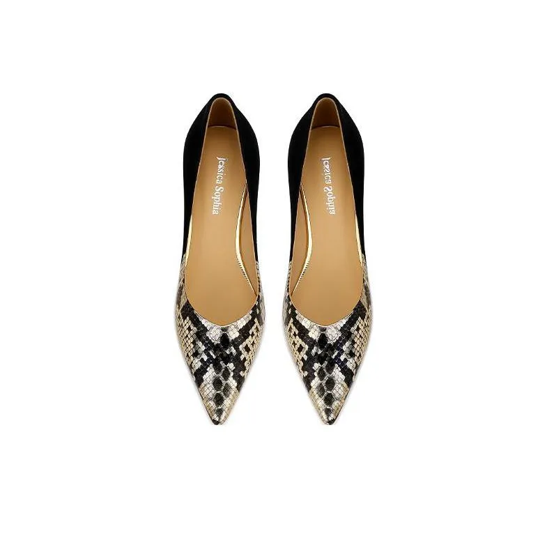 JESSICA SOPHIA Casual Shoes 2cm Women's Gold-3