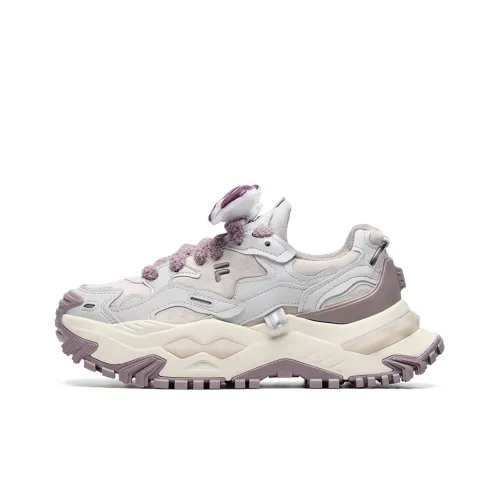 FILA FUSION Bianco Chunky Sneakers Women's Low-Top Lilac Gray/Purple Lilac/Beige