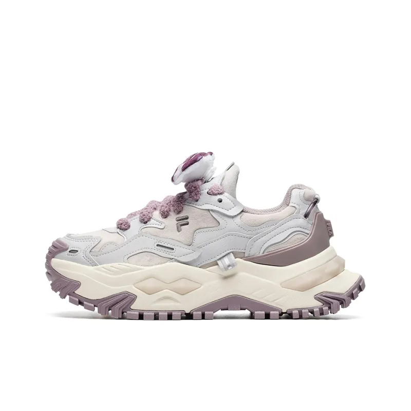 FILA FUSION Bianco Sneakers 'White Purple' Women's-0