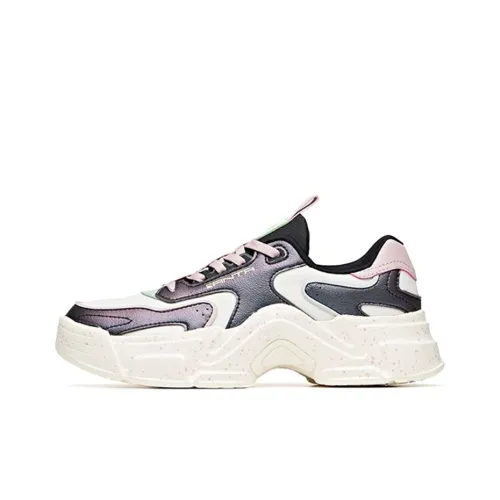 ANTA Dad Shoes 'Black Purple' Women's